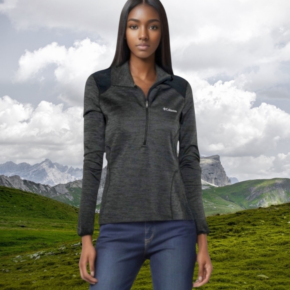 Columbia Rosemount Station Half Zip Fleece Pullover Women’s L